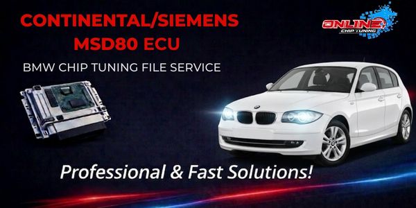MSD80 ECU Nedir? Chip Tuning ve Online Dosya Çözümleri
